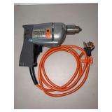 Black & Decker 3/8” Standard Duty Drill with Chuck…..not tested
