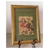 Framed illustration from the vintage children's book Bunny Brown and His Sister Sue on the Rolling Ocean, authored by Laura Lee Hope…..8-1/2 x 11-5/8