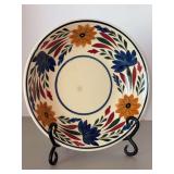Vintage Colorful Floral Bowl by  Societe Ceramique Maastricht Made In Holland….8-1/2”D x 2” tall