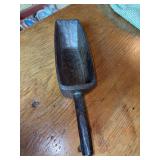Antique Primitive Handcrafted Wooden Grain Scoop…..14-1/8” long