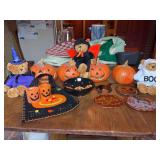 Grouping of fun & festive Halloween decor