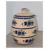 Vintage (1998) pottery Basil Spice Jar…..from the 17th Annual B & W Pottery Conv. - June 11-13, 1998 - Iron & Lace…..4” tall