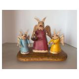 Vintage Pennsylvania Dutch handcrafted wooden “My Little Angels” - made by a 90-year-old couple named June & Walter Gottshall who have handcrafted since 1968 (see pics for info)…..9-1/2”W x 8�