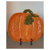 Large Harry & David pumpkin platter…..14-1/4 x 13