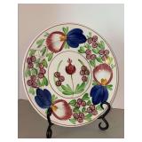 Antique Villeroy & Boch Spongeware Stick Spatter 9-1/4” Plate