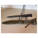 Vietnam era B.M. Co. USM8 bayonet with sheath….very rare - 11-1/4” long