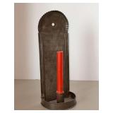 Colonial slim candle sconce…..4-3/4”W x 13” tall