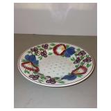 Antique Spatterware Footed Berry Bowl…..￼9”D x 2” tall