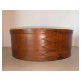 Antique Shaker Oval Five-finger Pantry Box…..13-1/2 x 9-1/2 x 5-1/2 tall