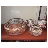 28 pieces of Spode Copela China…..there is chipping….includes 6 cups, 5 saucers, 2 salad plates, 1 accent plate, 7 dessert plates and 7 dinner plates