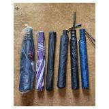 Grouping of umbrellas