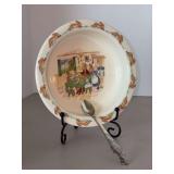 NIB Royal Doulton Bunnykins Nursery Set - baby plate/bowl and feeding spoon