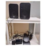 SiriusXM Onyx EZ satellite radio receiver, likely bundled with a Recoton TX audio transmitter. Recoton Wireless Speakers,  model CLV-A900R.