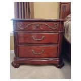 Haverty's Nightstand, 3 drawers, 29' T x 35' W x 22' D.