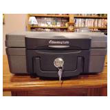 SentrySafe Fireproof and Waterproof Chest, 14' x  13' x 6'.