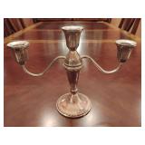 Vintage Sterling Silver Duchin Creations Candelabras Weighted 7.5 inches weighing 499 grams.