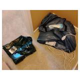 aero bed, electric inflate/deflate air mattress, Coleman manual air mattress. Sizes unknown. Untested.