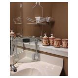 Taylor Digital Bath Scales, Toothbrush/Soap Accessories, Hanging Shower Caddy.