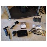 Fosmon 3-Way RCA Composite Audio/Video Switch Box (Model A1602), 2 infrared (IR) emitter cables, RCA passive indoor HDTV antenna, Maxtor Internal 3.5 Inch Hard Drive 40GB DiamondMax Plus IDE ATA 40 PI