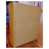 Vintage hardcover reference book, The Volume Library, published 1977 The Southwestern Co., thousands of pages covering topics from history to science.