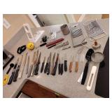 Utensils vintage and modern mix