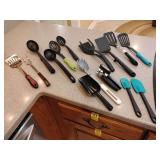 Utensils Spatulas, Spoons, see pics.
