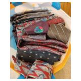 Sack of Ties, mainly blues and reds apprx. 30