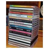 18 CD's, B52's, Tina Turner, Elvis Presley, The Commodores, The Monkies, Gloria Estefan, Janis Joplin, Sky & The Family Stone, Air Supply, Kenny G, Kenny Loggins, Rick Springfield, James Taylor, Donna