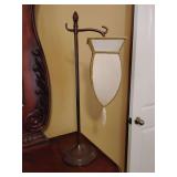 Bridge Arm Accent Tablelamp, 27' T, with extension cord, and smart plug.