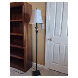 Brightech Sophia 63' LED Floor Lamp featuring a classic bronze finish and a beige bell-shaped fabric shade.