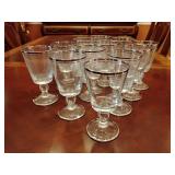 12 Debut (Platinum Trim) by Bryce 8 oz. Wine Glasses 6 1/4' T.