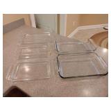 5 Casserole Dishes, Pyrex and Anchor Hocking