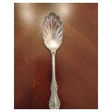Sterling 'Wild Rose' pattern Sugar Spoon weighing 29 grams.