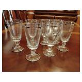 7 Debut (Platinum Trim) by Bryce 10 oz. Iced Tea Glasses 6 3/4' T.