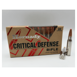 Hornady Critical Defense Rifle 308 WIN 155gr FTX 20RD Ammo / 80920