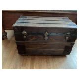 Antique steamer trunk     X17 1/2“ x 21“