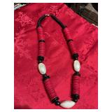 14 inch red necklace