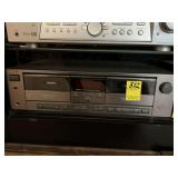 JVC dual cassette player