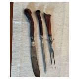 Antler handled Putnam Cultery Carving Set