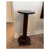 Wood plant stand measuring 12” x 29 1/2”