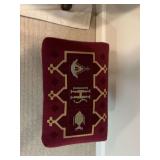 Antique hand stitched kneeling bench 18 inches by 11” x 18” in back