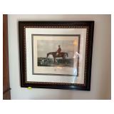 Charles Davis on “The Traverser” print 37“ x 34 1/2“ nicely, framed and matted.