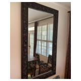 Beautiful beveled mirror measuring 48“ x 78“