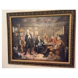 Oil painting on canvas by V Duvall  45“ x 36“