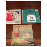 Vintage albums as shown