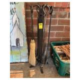 Wrought Iron Fireplace Set 28 inches tall