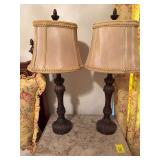 Pair of lamps 62” x 12”