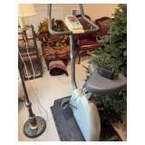 Life Fitness 3500 exercise bike. See photos for￼ bike capabilities. 42 inches long by 24 inches wide