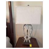 Metal table lamp, matches lot number 149, 15“ x 31“