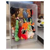 Tote of beanie babies